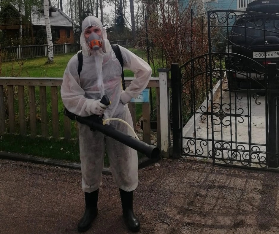 Результат обработки участка от клещей и комаров - объект №107